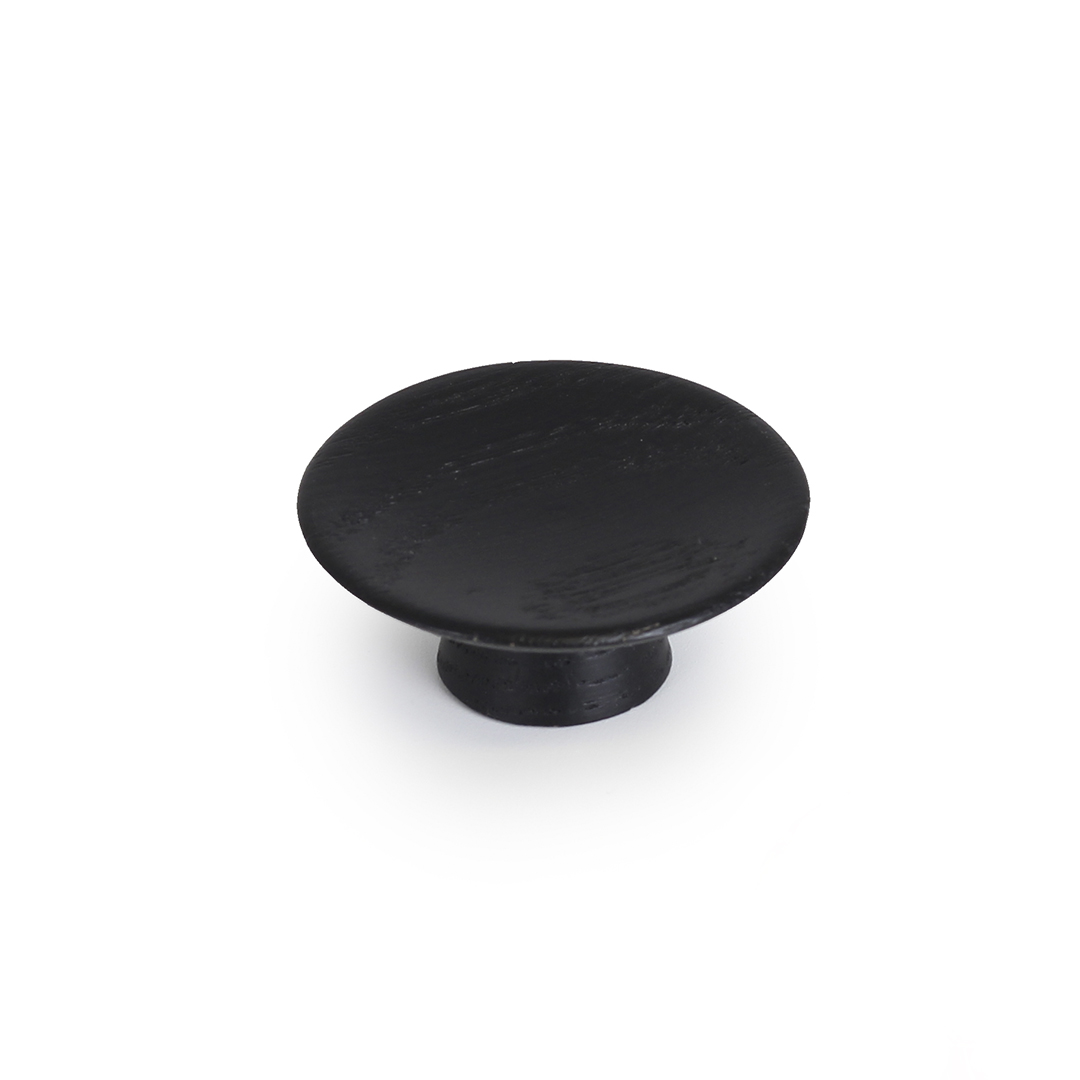Tee puunuppivedin Ø50mm - musta (M4 kierre)