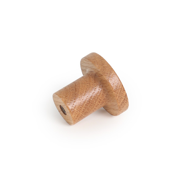 Lex puunuppivedin Ø33mm - tammi lakattu (M4 kierre) - Image 2