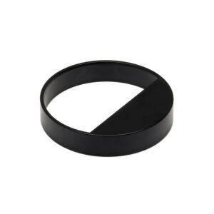 Bau pyöreä vedin 64mm - mattamusta