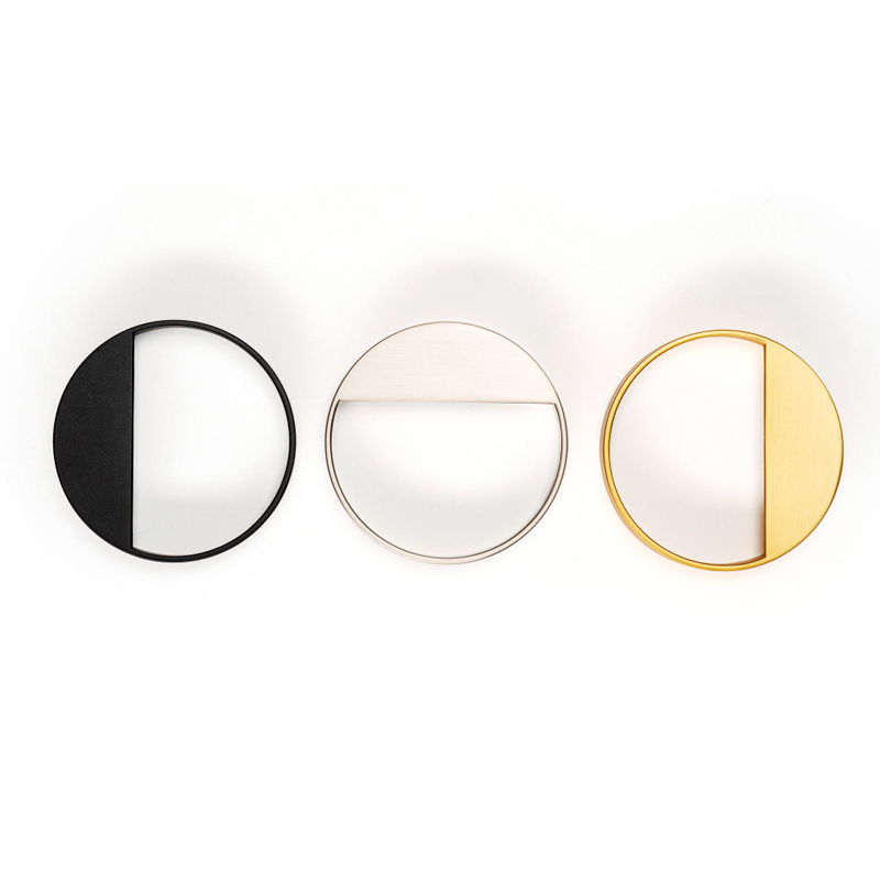Bau pyöreä vedin 64mm - mattamusta - Image 2