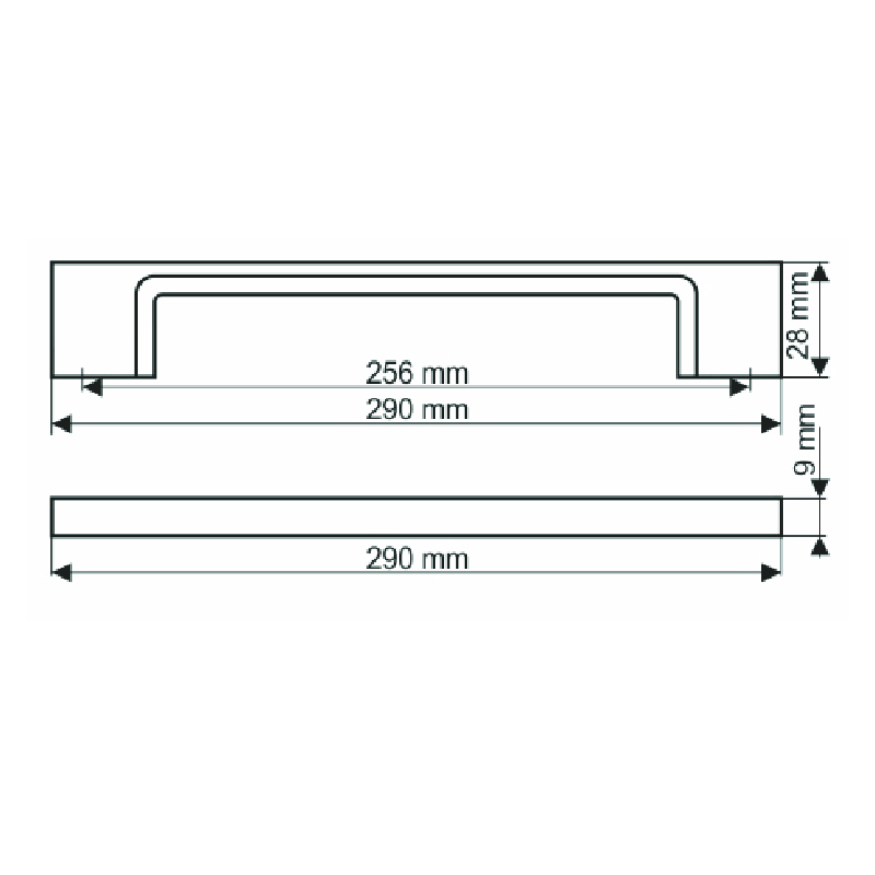 Ottimet vedin 256mm - mattakromi - Image 2